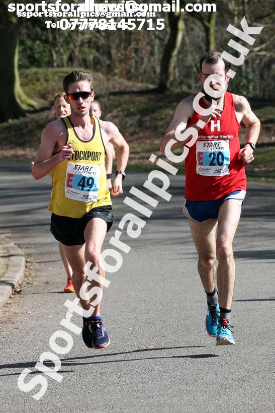 Senior mens Northern 12 Stage Road Relay Champs., Birkenhead Park. Photo: David T. Hewitson/Sports for All Pics